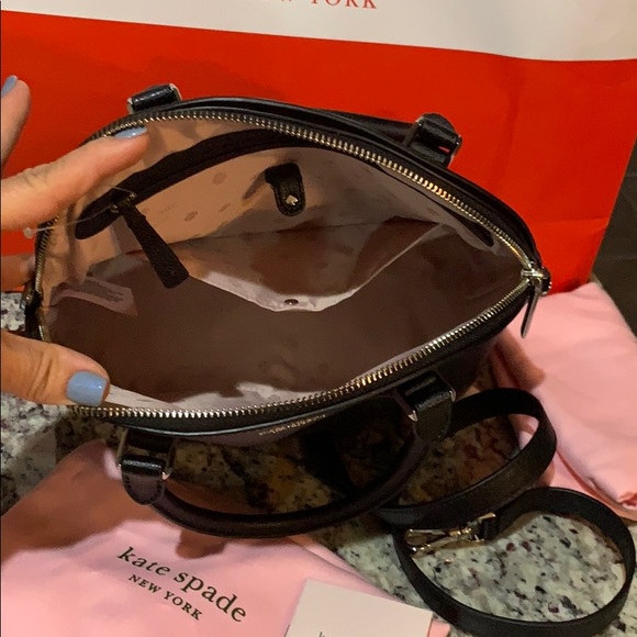 NWT Authentic Kate Spade Large Satchel Crossbody - Picture 7 of 8